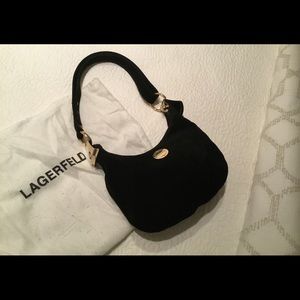 LAGERFELD ( KARL LAGERFELD ) CIRCA 1997 HOBO BAG